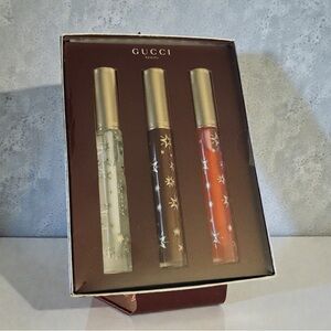 Gucci Beauty Gloss a Levres Plumping Lip Gloss Gift Set Trio 💋